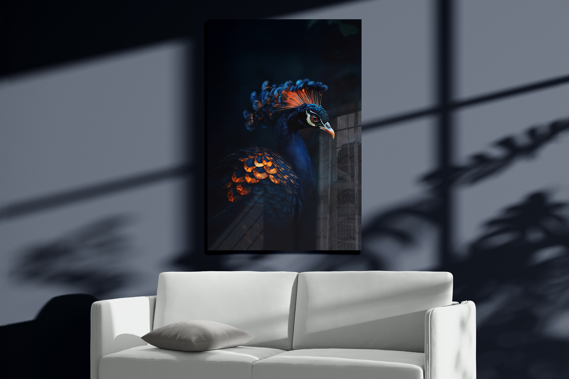 Fotopaneel Brilliant Gloss hangt aan de muur