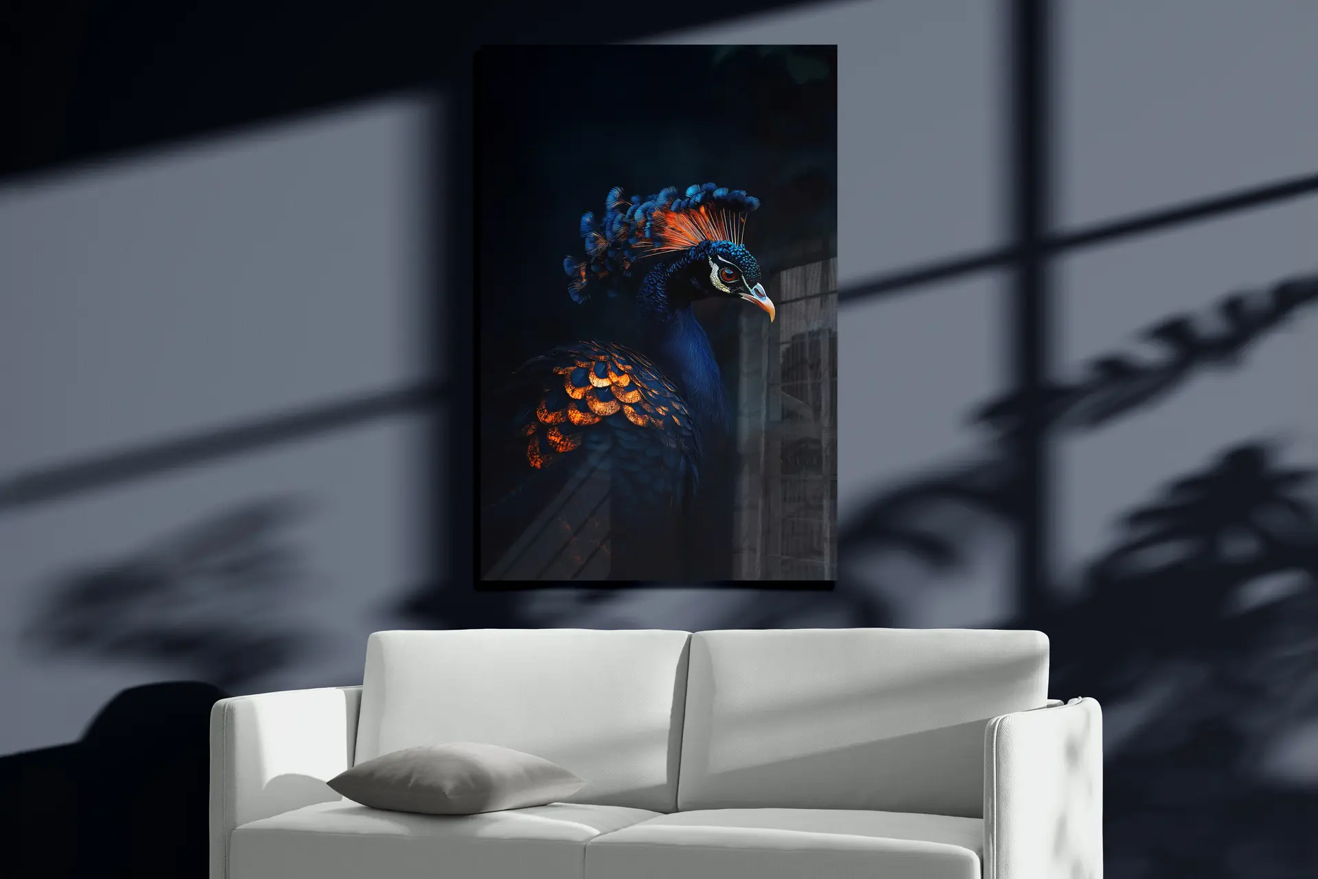 Fotopaneel Brilliant Gloss hangt aan de muur