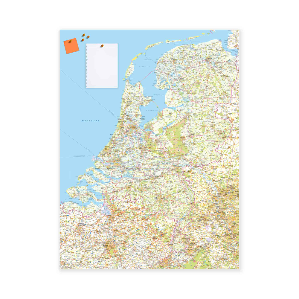 Product Landkaart Nederland prikbord 2025